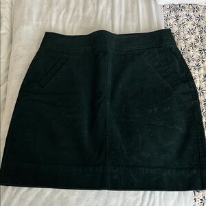 LOFT Classic Forest Green Women's Corduroy Skirt